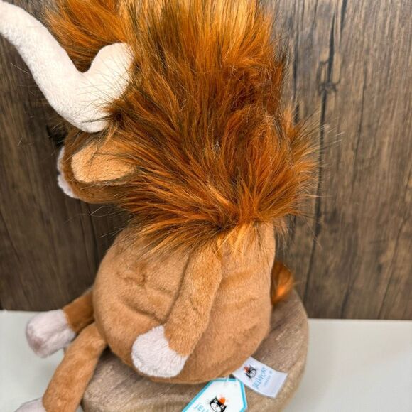 Jellycat Brown and Orange Highland Cow Stuffed Animal - Picture 5 of 13